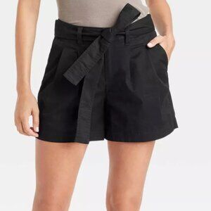 XS A New Day Black High Waisted Shorts With Belt